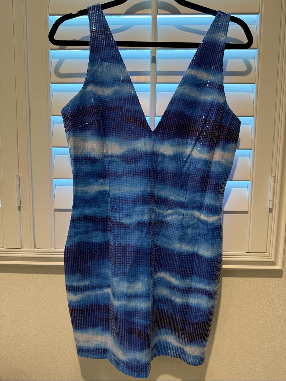 RNWY Run Away the Label - Blue Tie-Dye One-Piece Dress